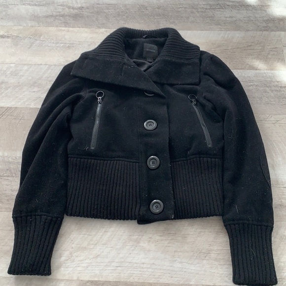 Express Jackets & Blazers - Express wool bomber jacket